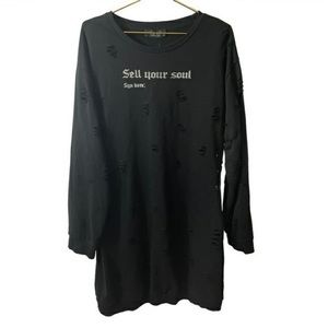 Akira Sell Your Soul Sweatshirt Dress NWT! Size S​​​